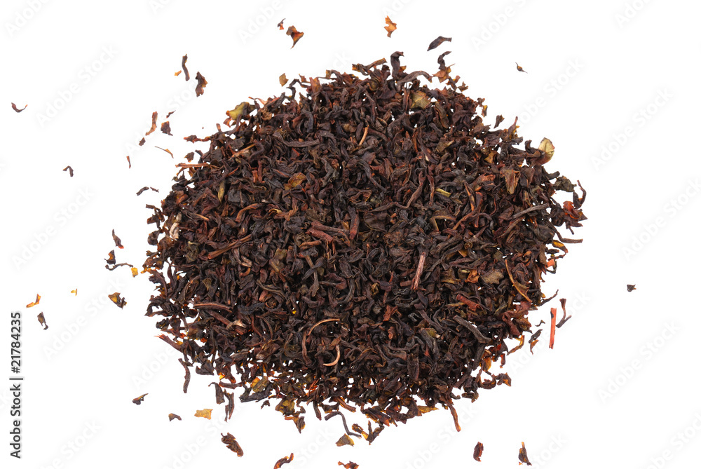 Fototapeta premium Close up of handful black tea