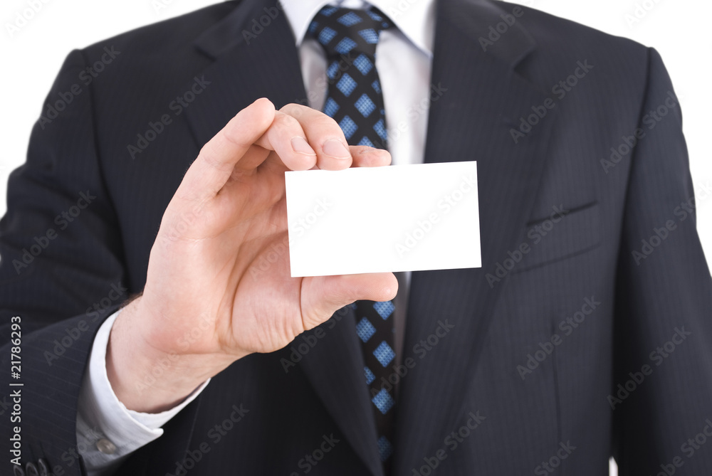 Empty business card Empty business card
