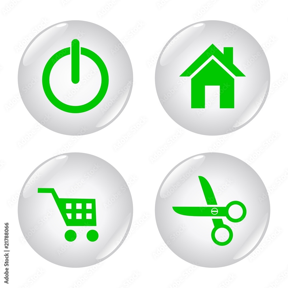 set of buttons set of buttons