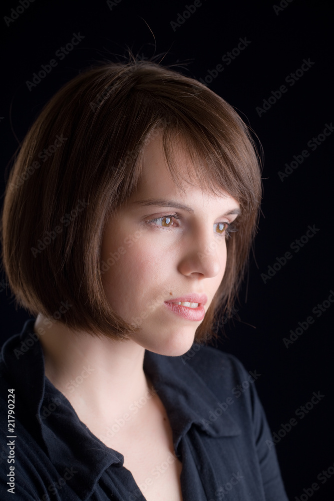 Portrait of the attractive girl Portrait of the attractive girl
