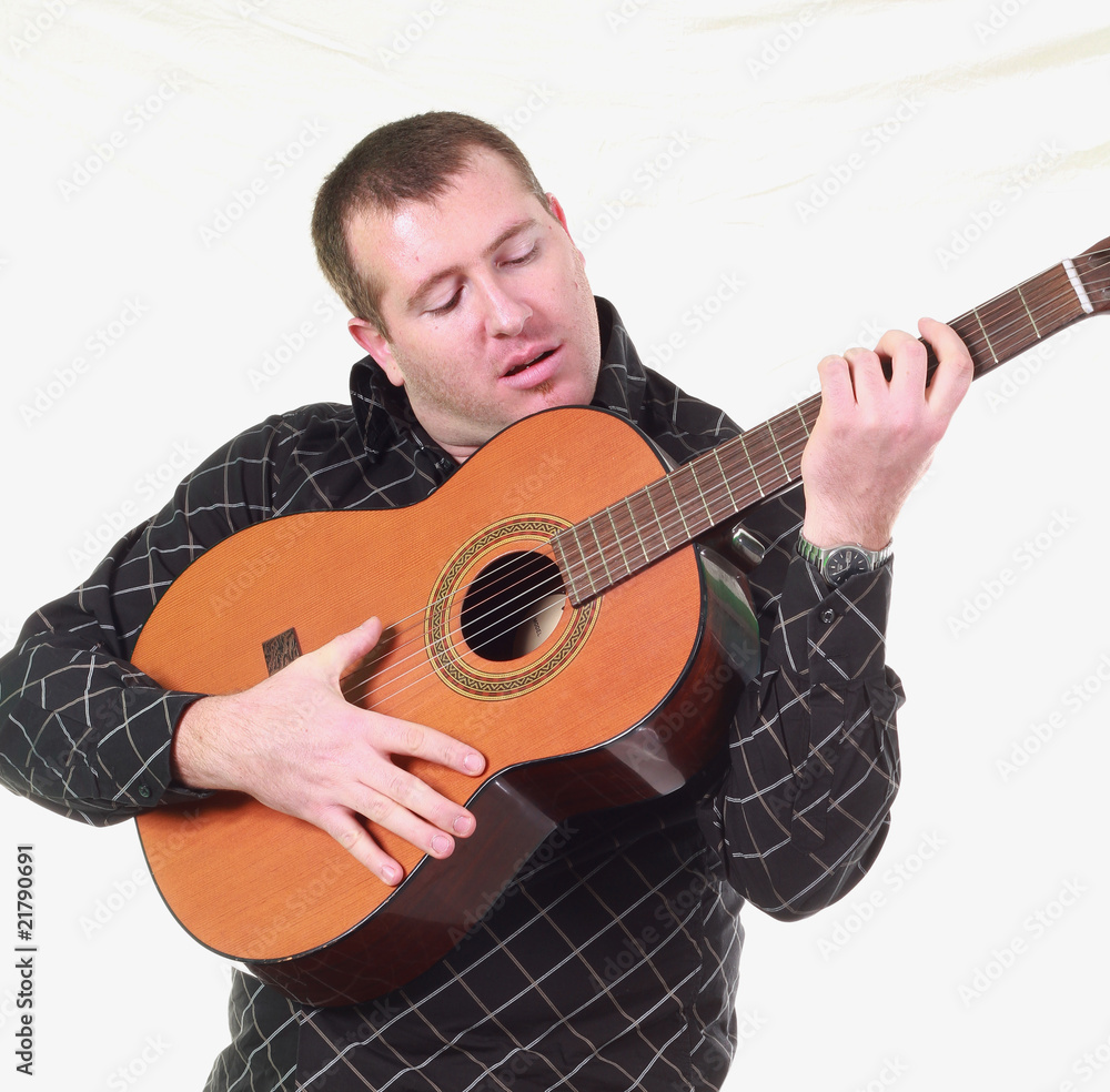 Obraz premium ragazzo che suona la chitarra