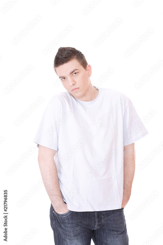 young casual man young casual man