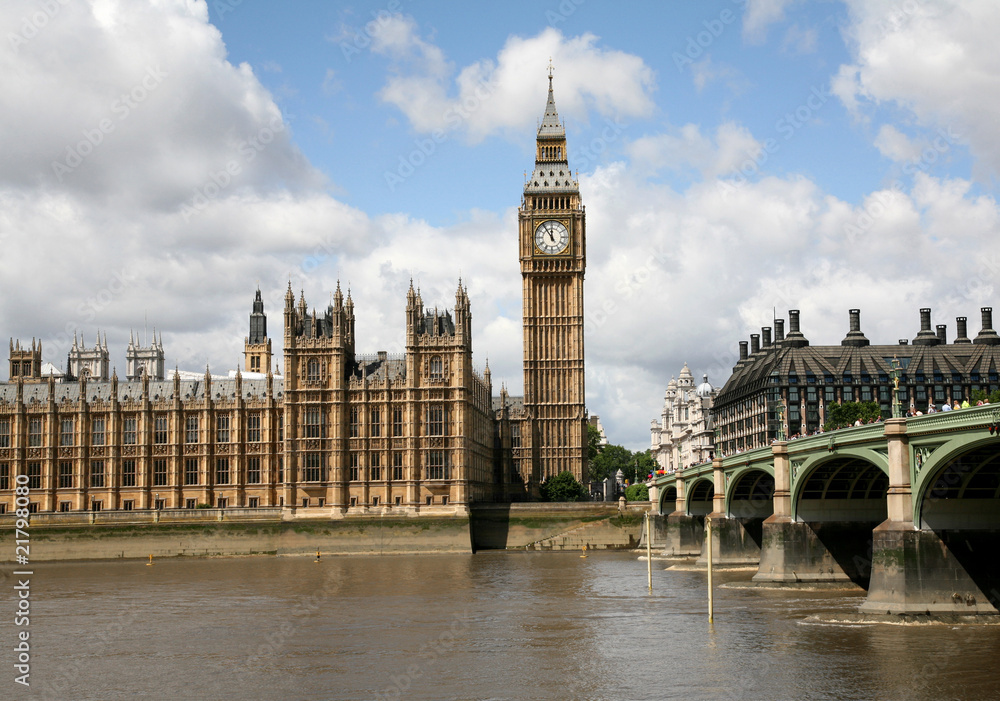 London Parliament and Westminster Bridge London Parliament and Westminster Bridge