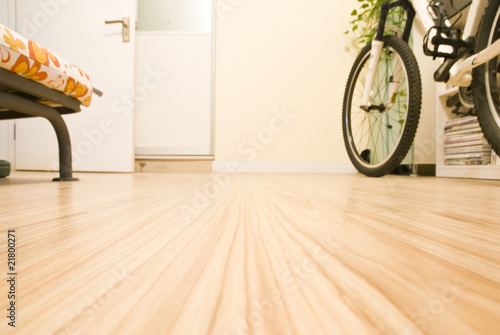 Abstract Home Interior - Domestic Room with a Bicycle