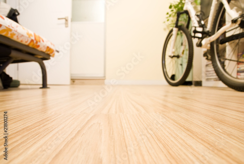 Abstract Home Interior - Domestic Room with a Bicycle