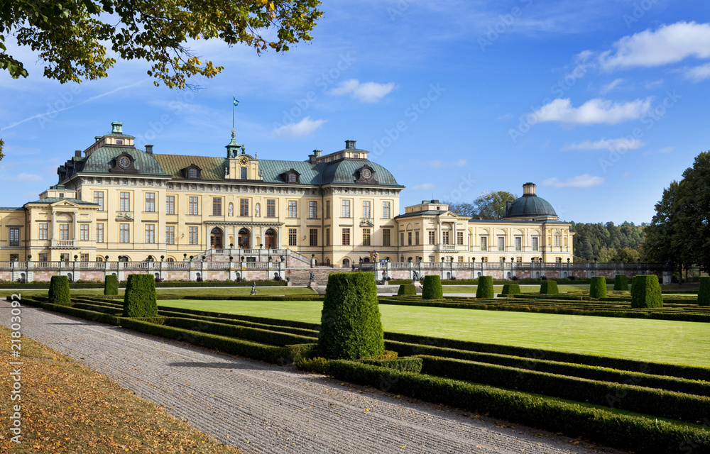 The castle of Drottningholm