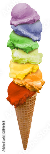 ice cream regenbogen