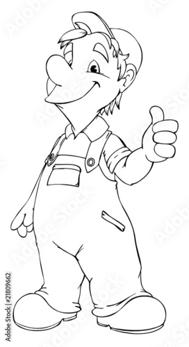Handwerker, Klempner, Hausmeister, Möbelpacker