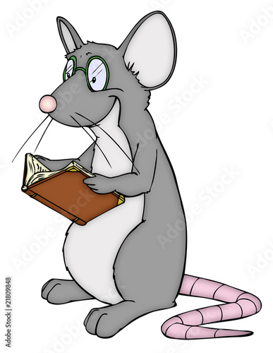 Leseratte  lesen  Buch  Bibliothek  B  cherrei  Ratte