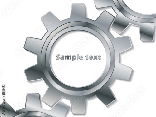 Metallic cogwheel