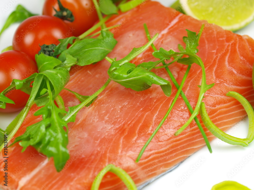 fresh salmon steak fresh salmon steak