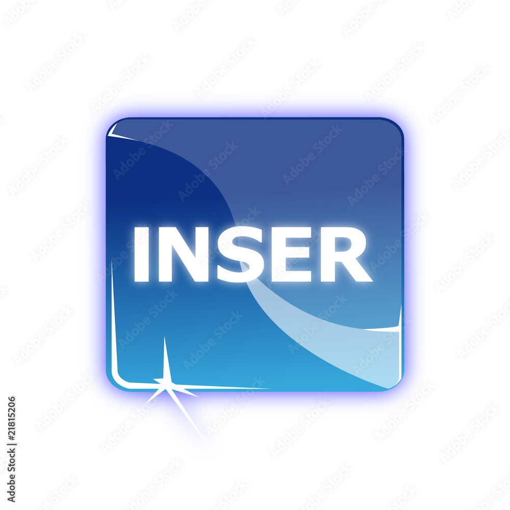 Picto touche INSER - Icon insert Picto touche INSER - Icon insert