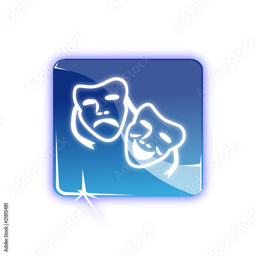 Picto masque carnaval - Icon mask carnival