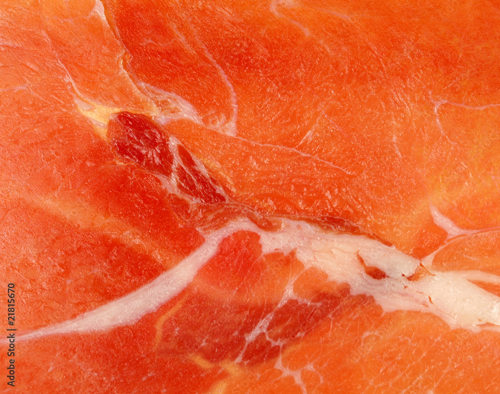 A slice of jamon background A slice of jamon background