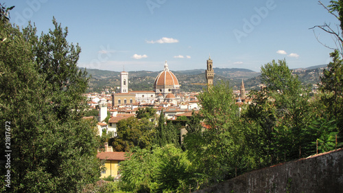 View on Florence from Palace Pitti .
