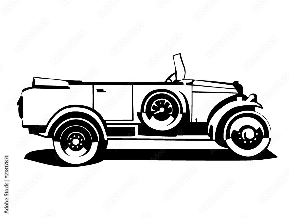 vector old car