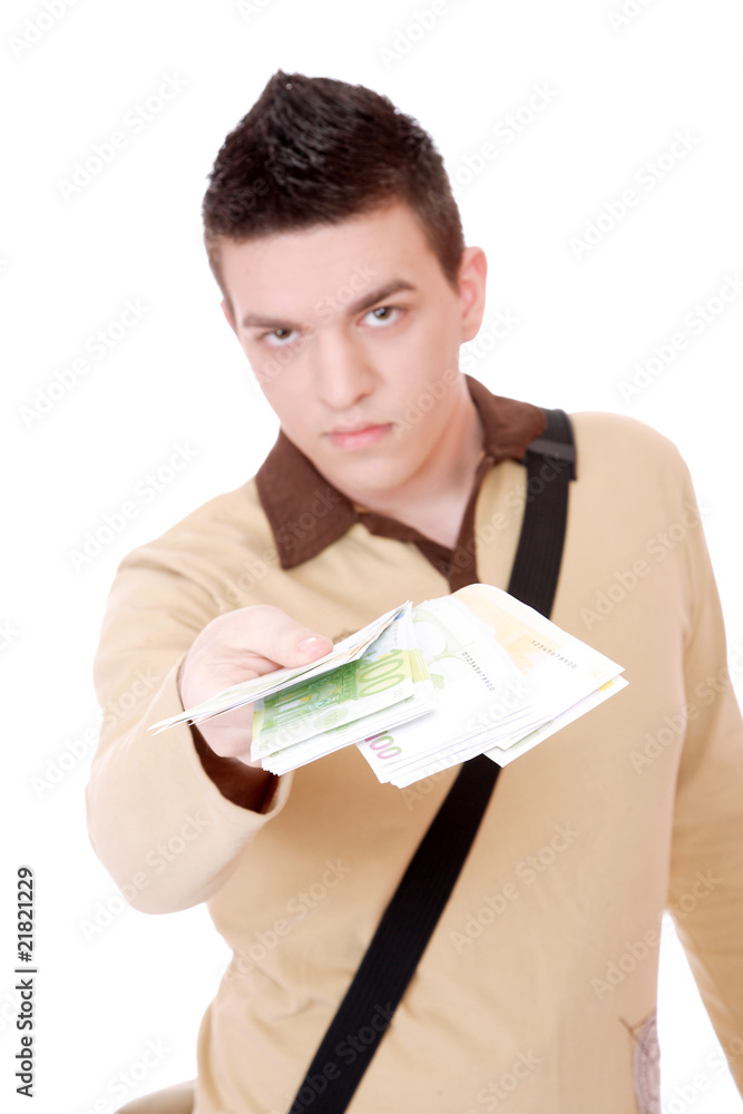 casual guy isolated over white background casual guy isolated over white background