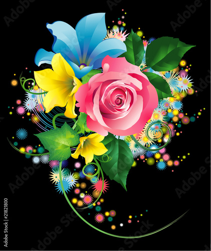 Bouquet, rose
