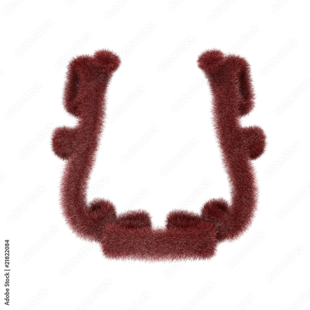 Ribbon from fur Ribbon from fur