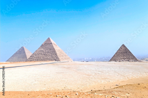 the pyramids of Giza  Egypt