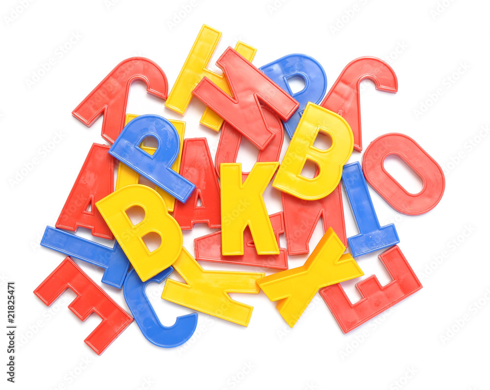 Obraz premium Alphabet letters