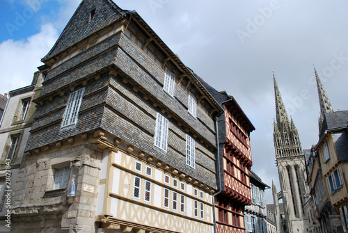 Vieilles maisons dans Quimper photo