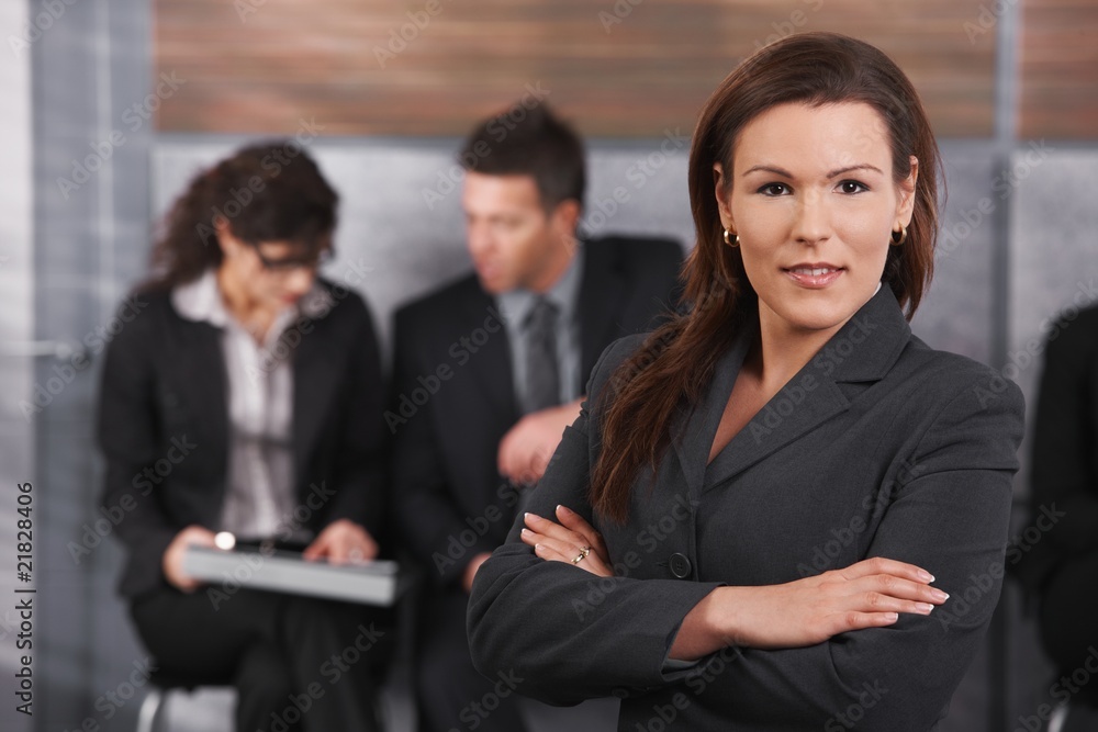 Portrait of mid-adult businesswoman Portrait of mid-adult businesswoman