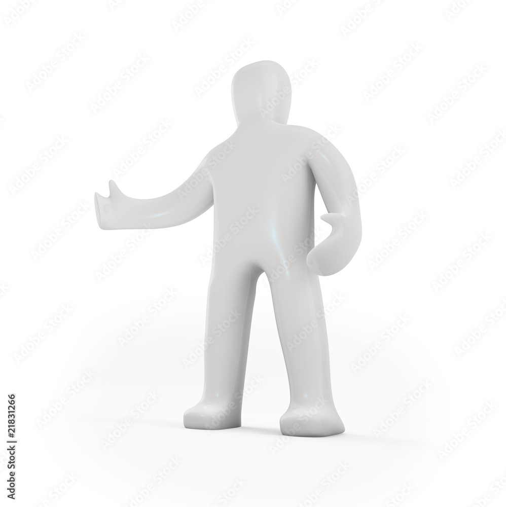 Figur Präsentation (mit Freistellungspfad/clipping path) Figur Präsentation (mit Freistellungspfad/clipping path)