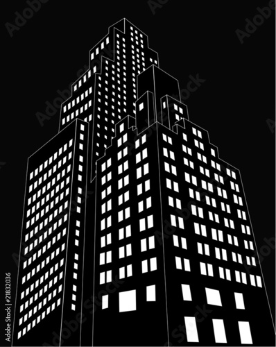 Cartoon building vector