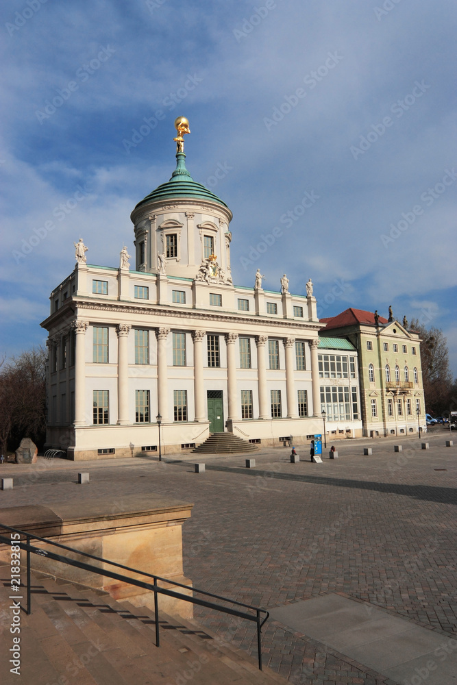 Altes Rathaus saniert & Treppe, hochkant