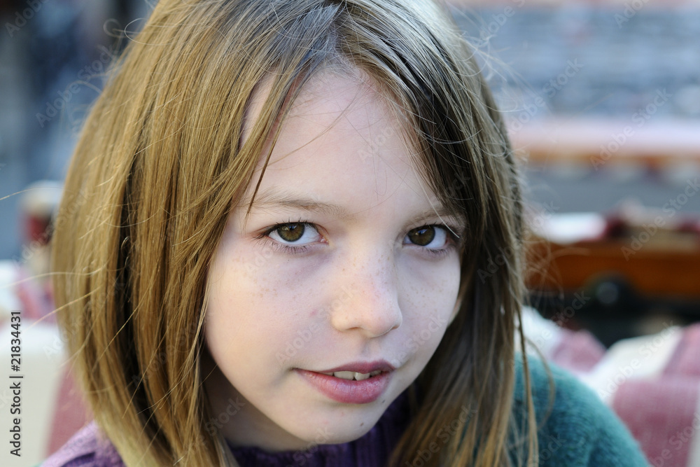 Fototapeta premium beautiful girl portrait