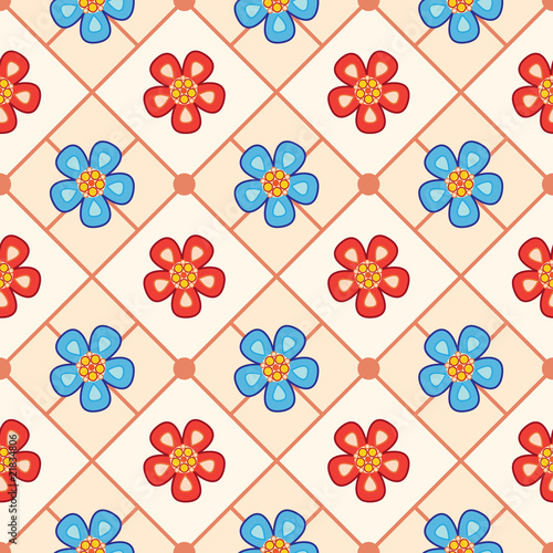 Seeamless flower pattern