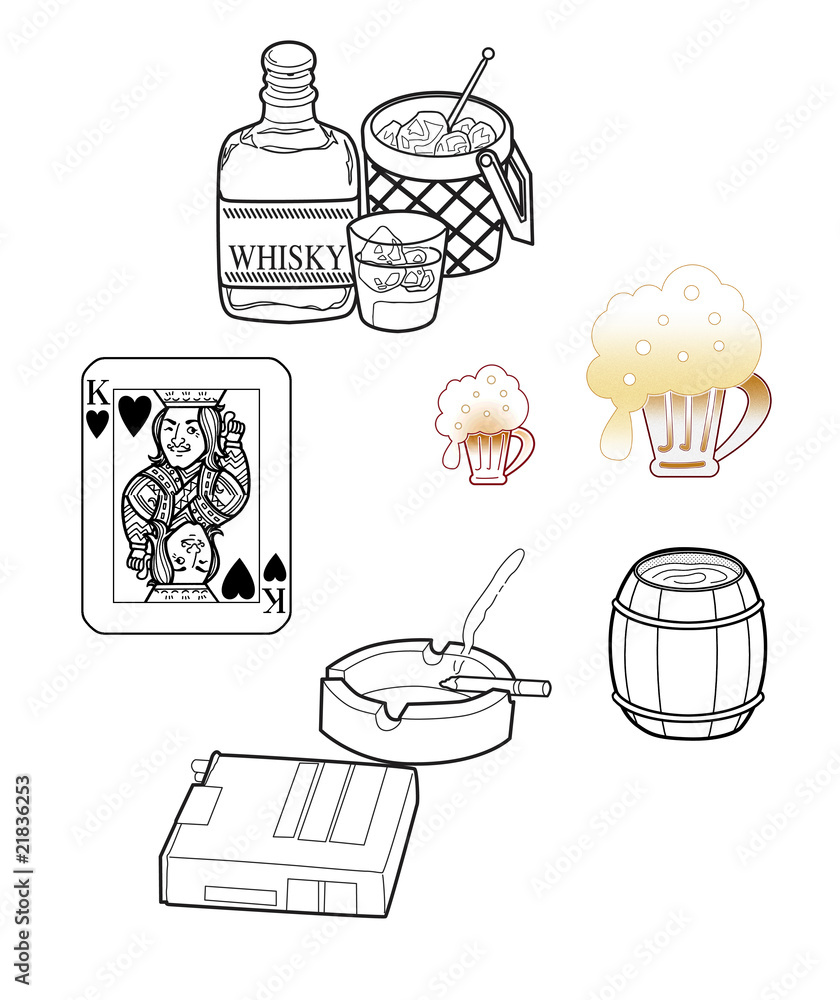 酒場のイメージイラスト Stock イラスト Adobe Stock