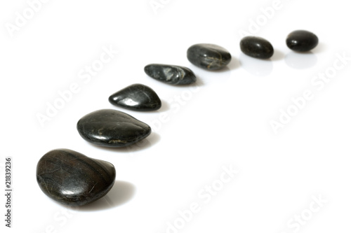 zen stones isolated