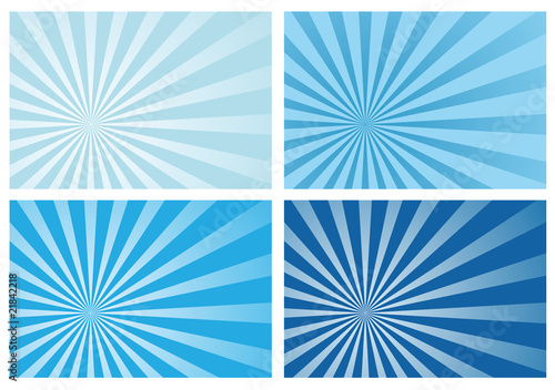 blue burst rays background, eps10 format,