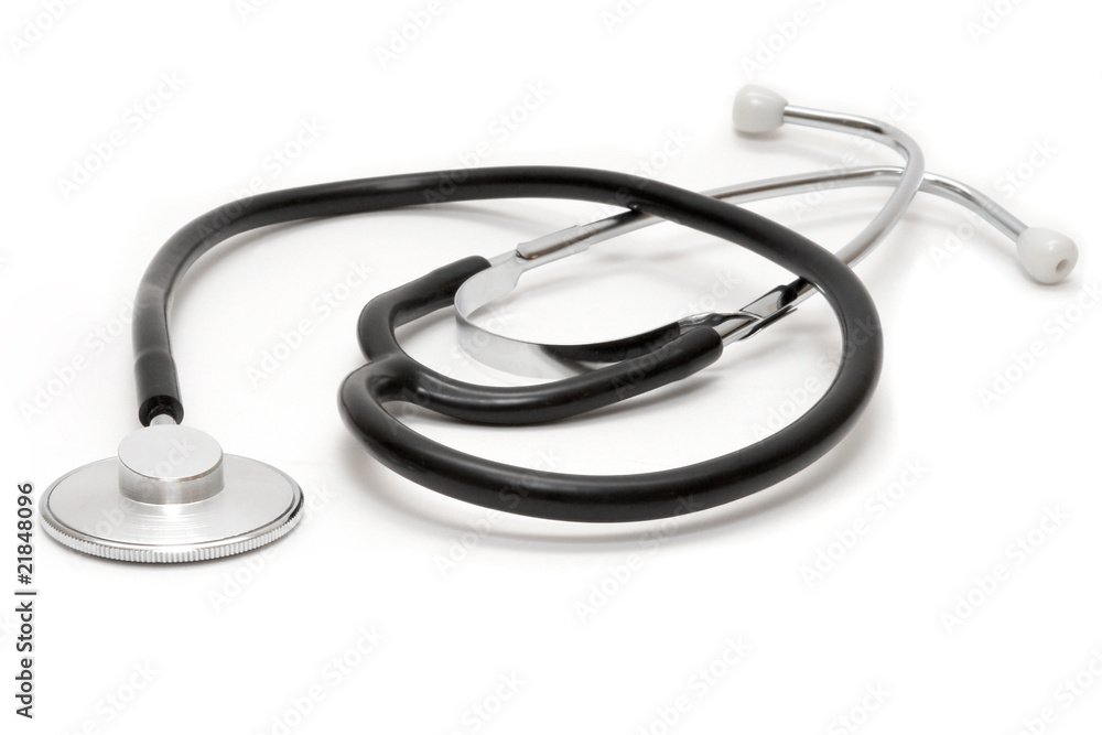 stethoscope isolated on the white stethoscope isolated on the white