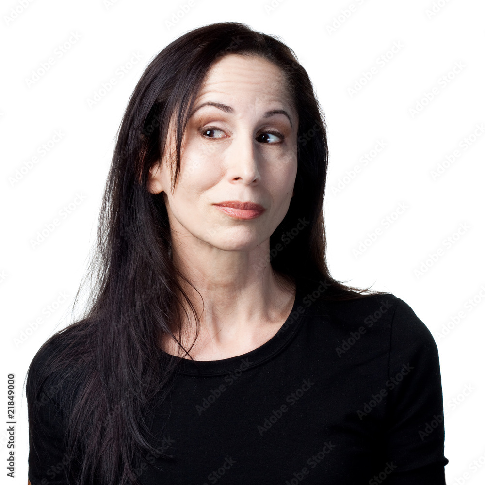 Flirting older woman