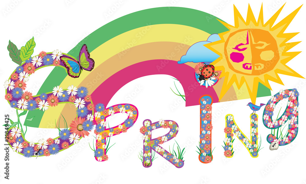 Naklejka premium Spring