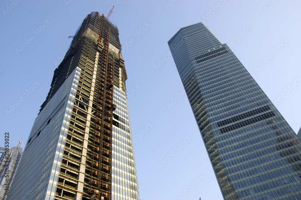 Modern skyscrapers in Shanghai