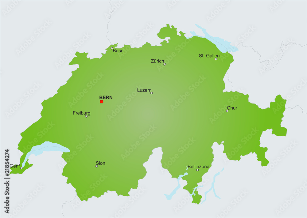 Karte Schweiz
