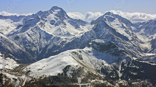Beautiful french mountain landscape