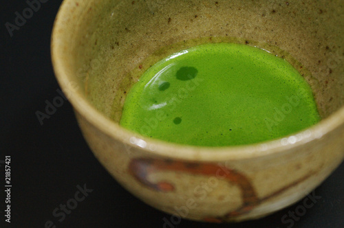 抹茶のアップ