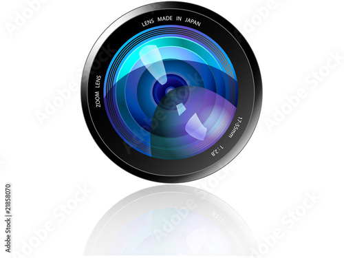 Camera Lens - Blue