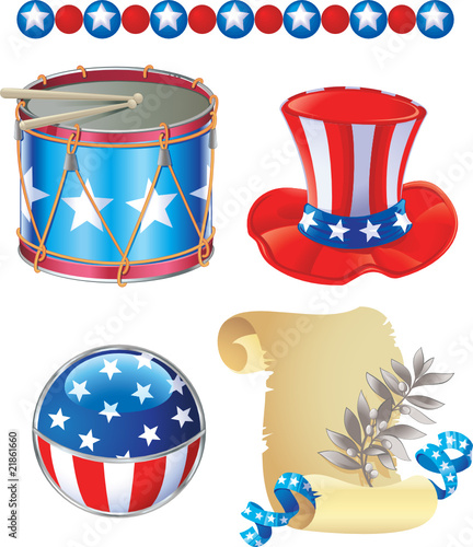 Elements related to American patriotism