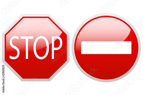 No entry end stop.