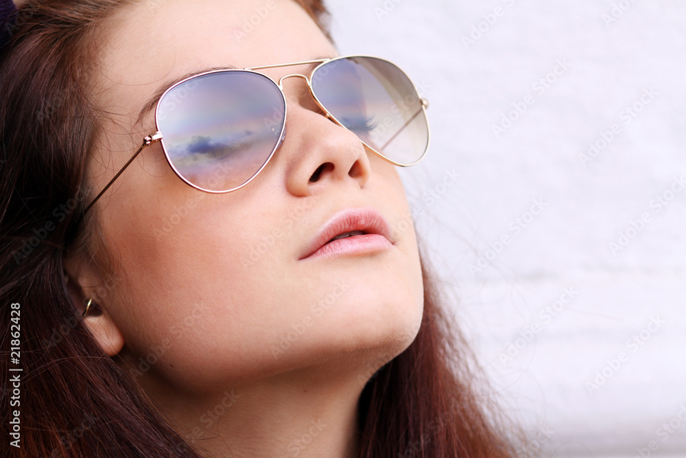 Closeup portrait of a beautiful young woman Closeup portrait of a beautiful young woman