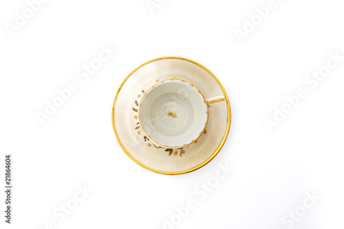Hand-Painted Overhead Tea Cup