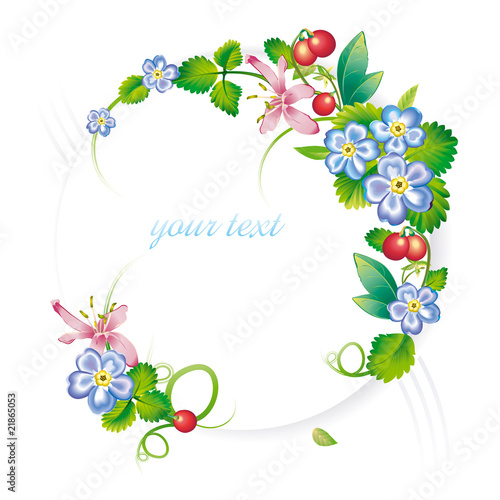 Frame flowers