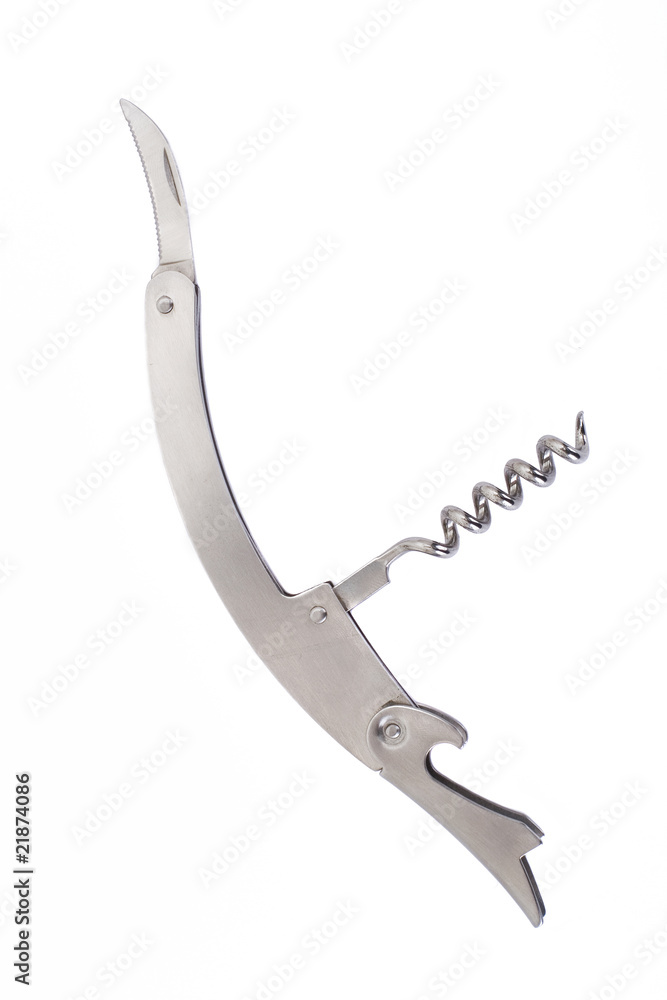 corkscrew isolated on white background corkscrew isolated on white background