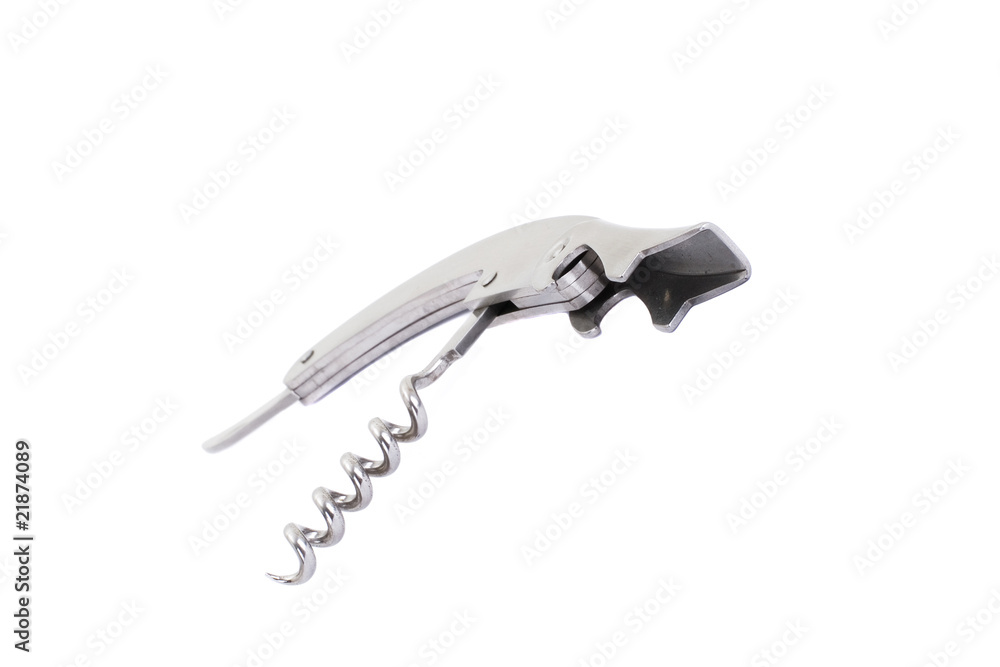 corkscrew isolated on white background corkscrew isolated on white background